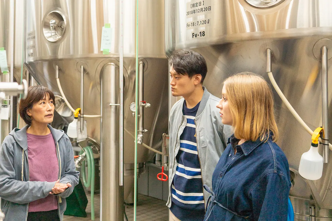 Touring the MINOH BEER brewery