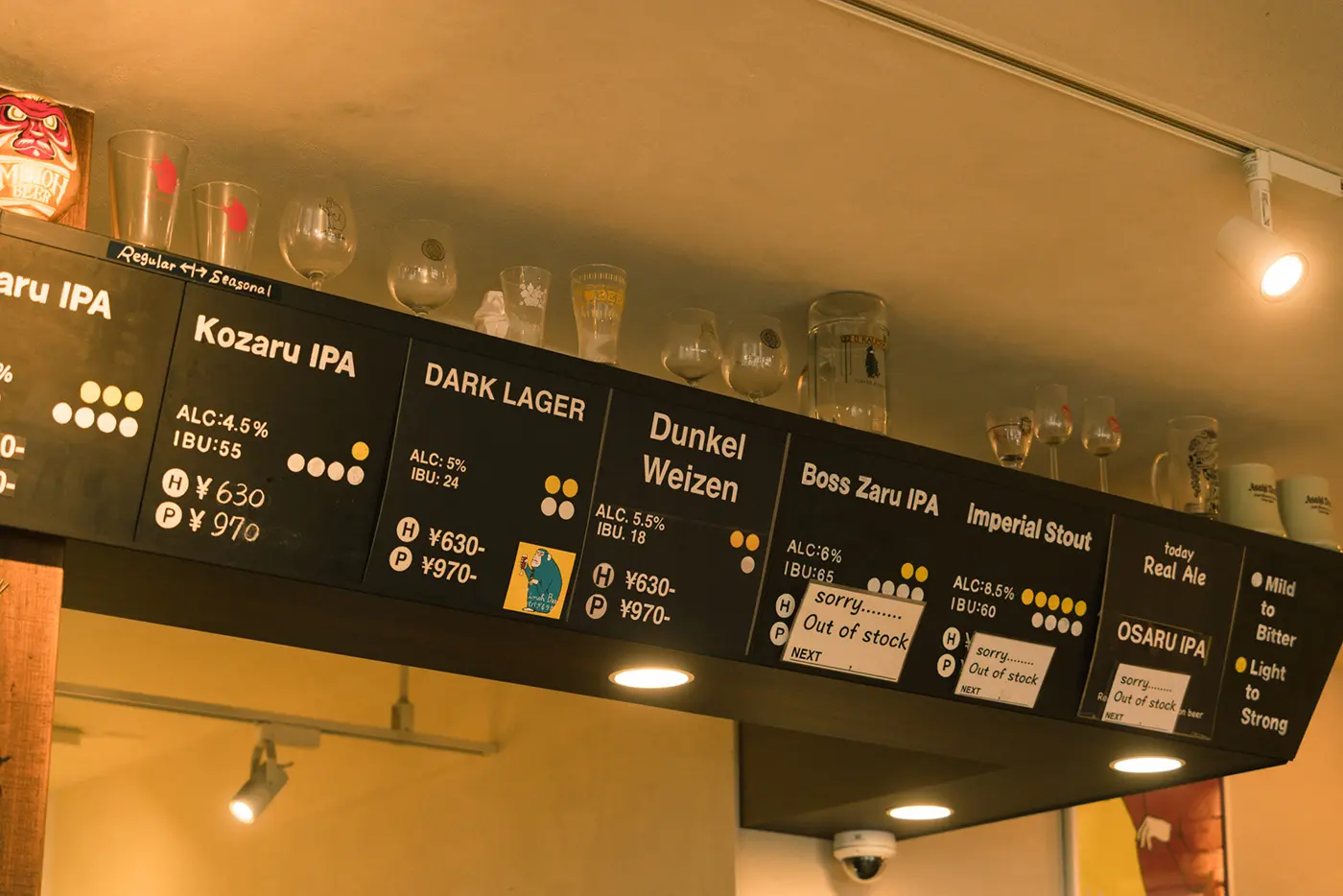 Inside MINOH BEER WAREHOUSE