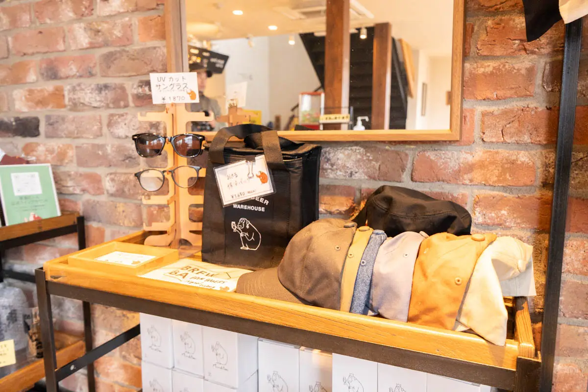 Fashion items lined up