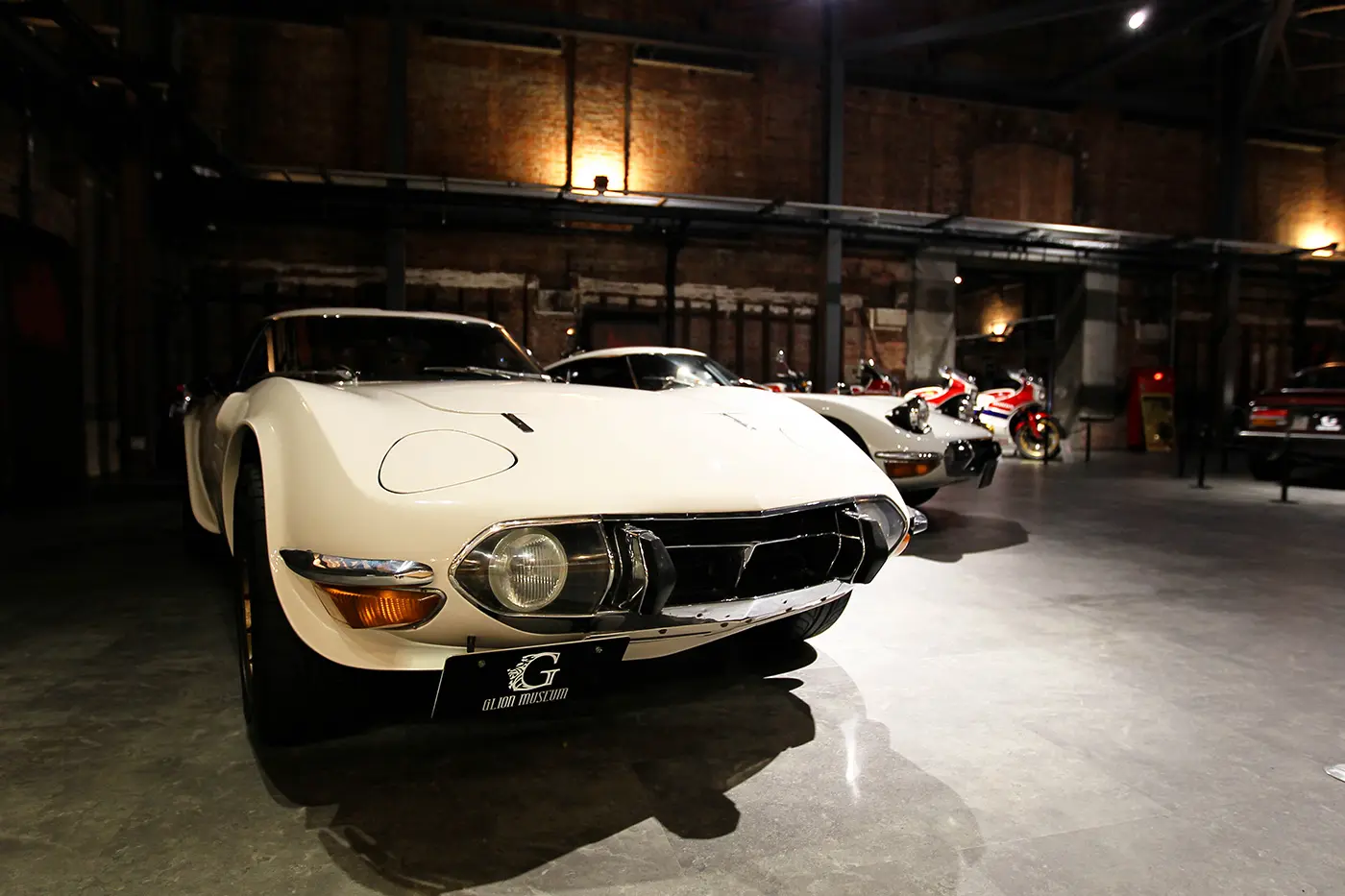 클래식 카마니아 서늘한 희귀 한 차가 늘어선 관내