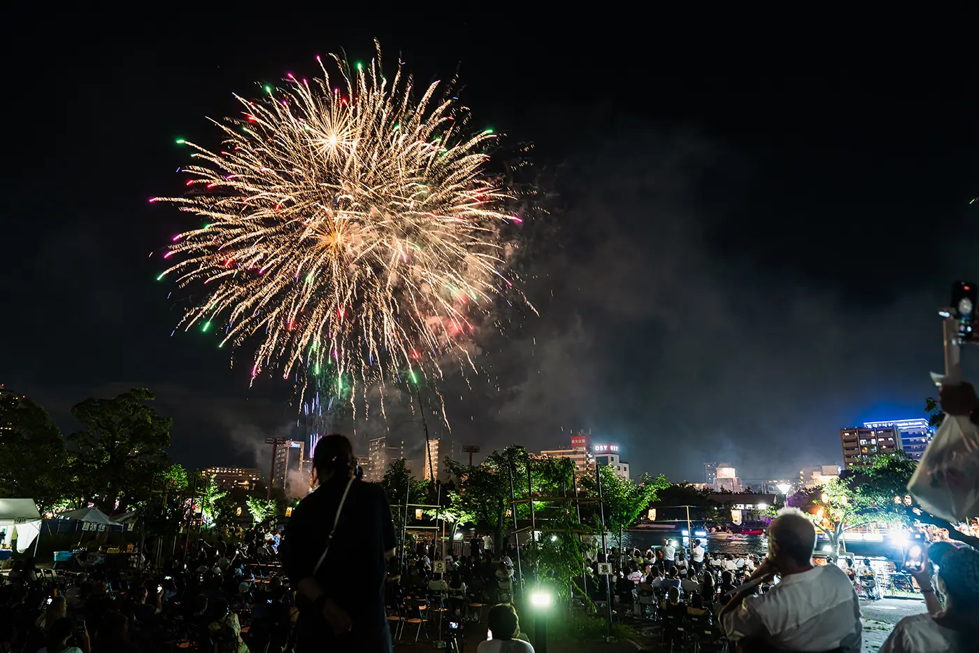 天神祭奉納花火