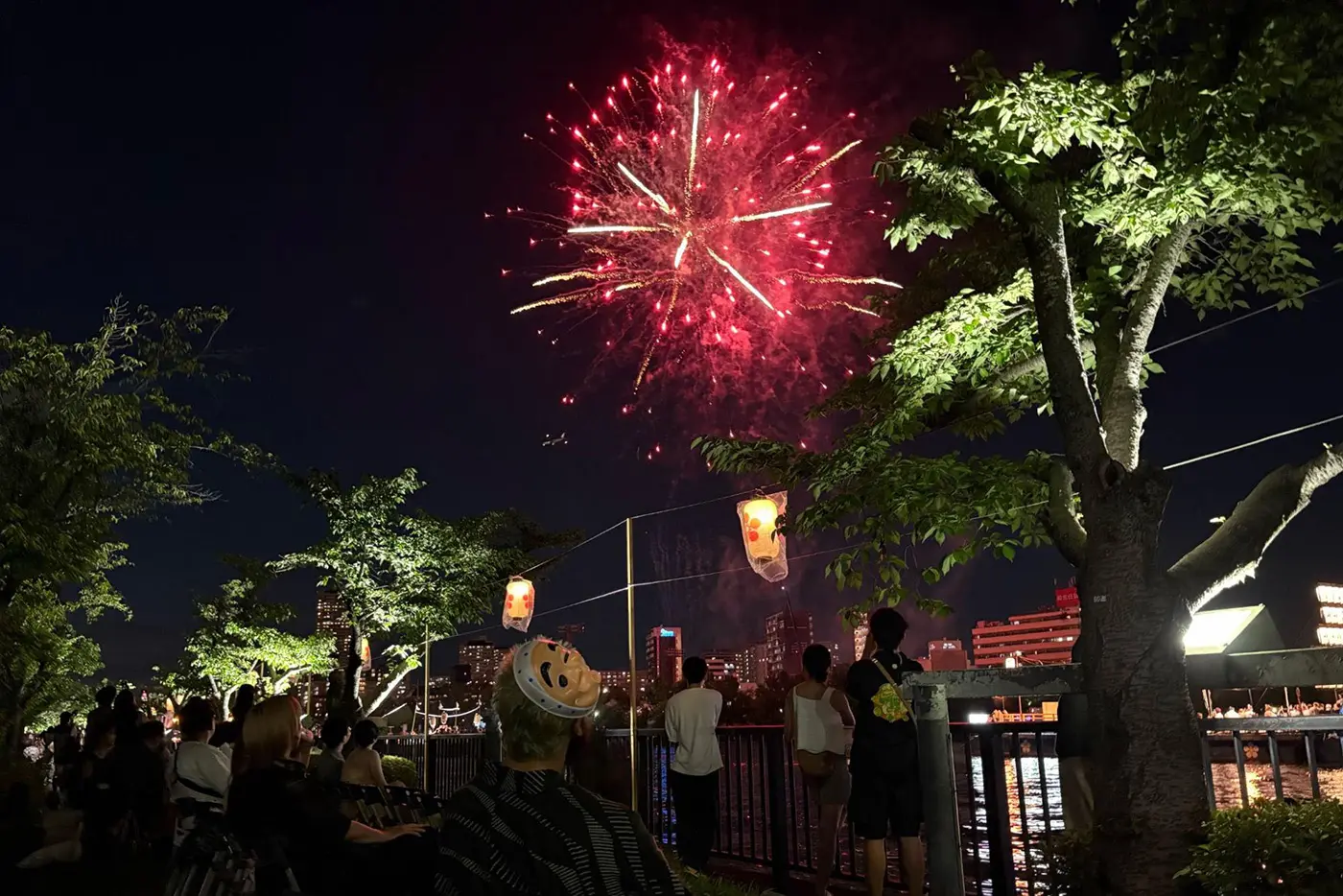 天神祭奉納花火