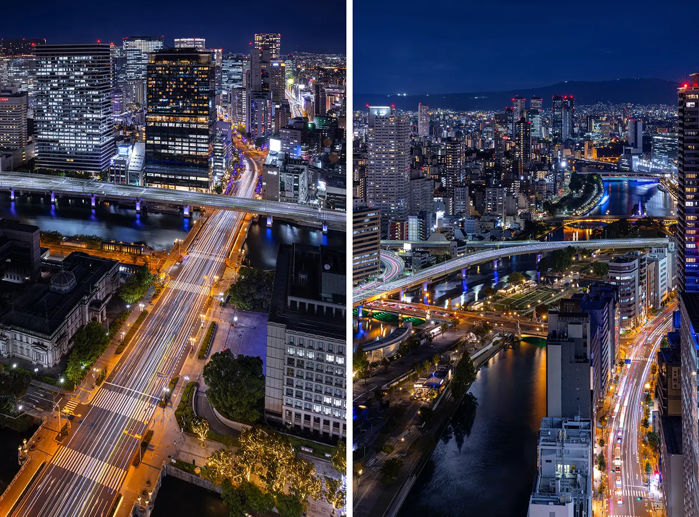 从淀屋桥空中露台眺望